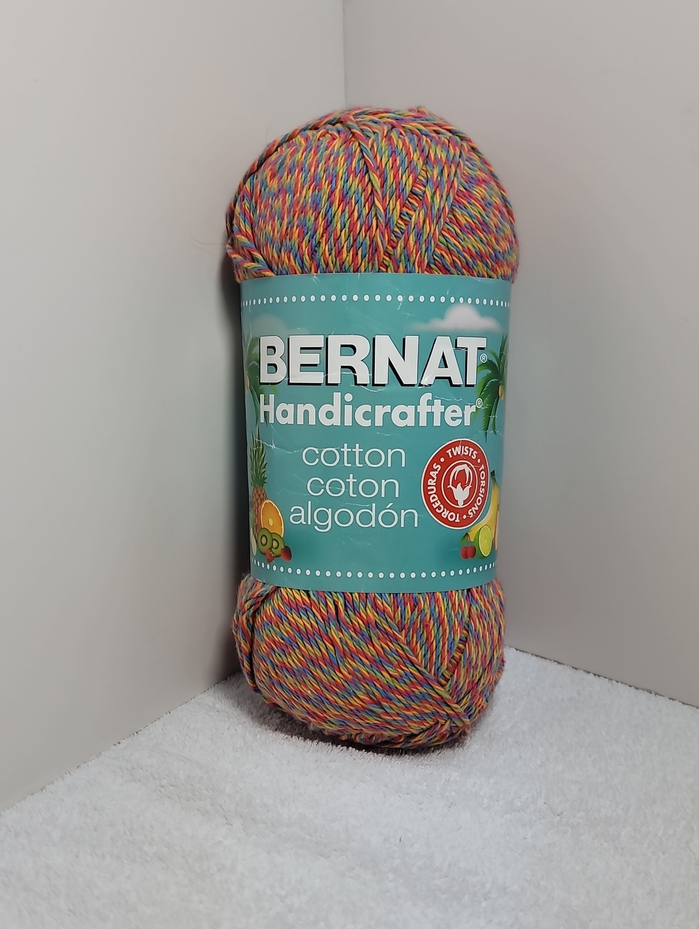 Bernat Handicrafter Cotton Yarn - Multicolor - 608 Yards - NWOT